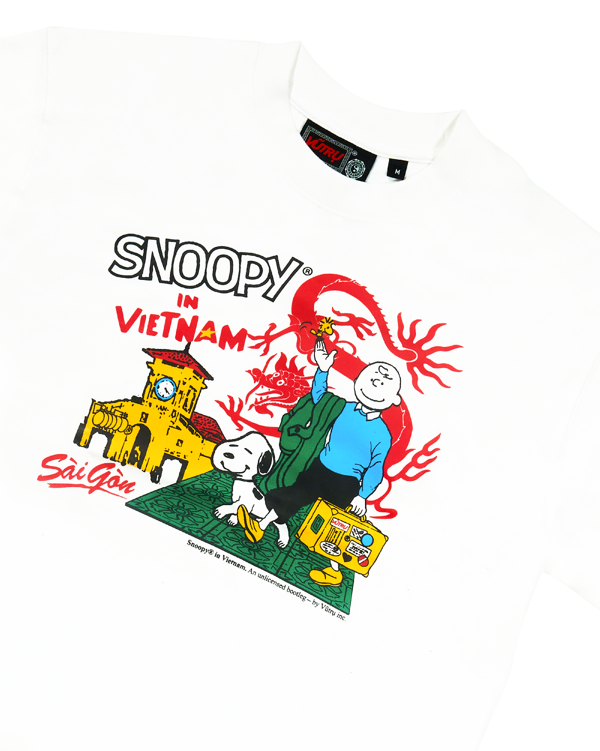 VUTRU Inc - Snoopy in Vietnam T-Shirt - White
