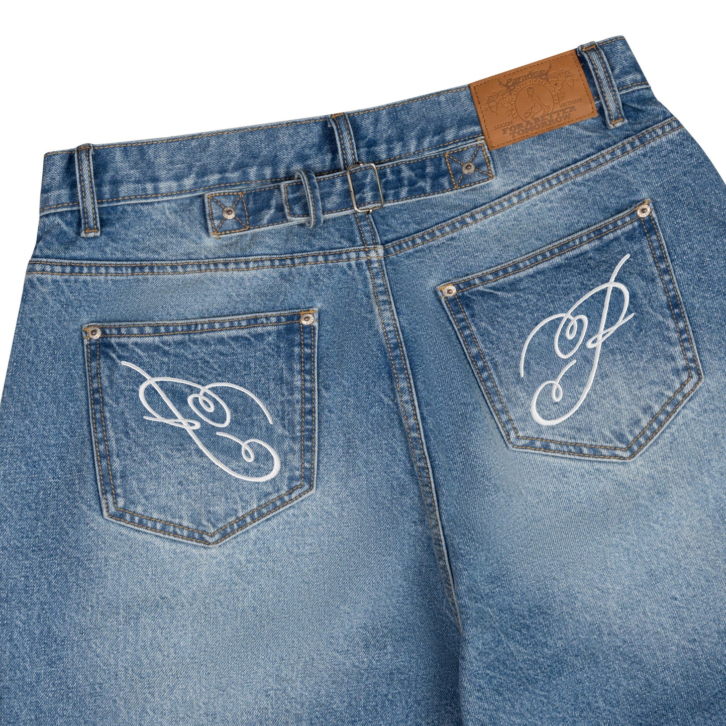 Paradise4Saigon - Baggy P Washed Denim Pants