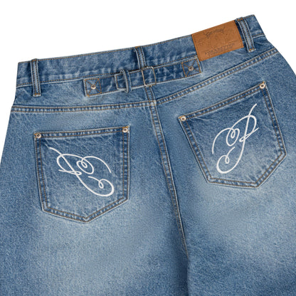 Paradise4Saigon - Baggy P Washed Denim Pants