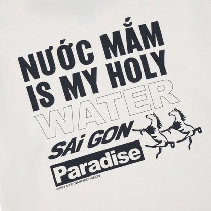 Paradise - Holy Nuoc Mam T-Shirt - Cream