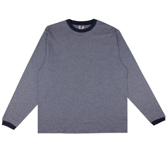 Foolish - Striped L/S Marina Shirt - Purple Mix