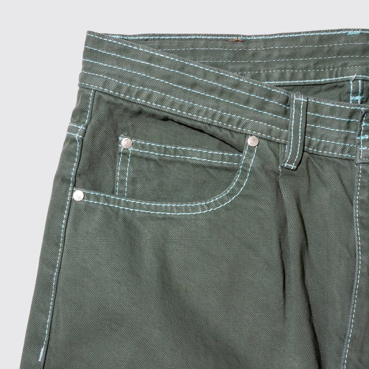 DeMarcoLab - Silver Dub O/D Denim Jeans - Grey