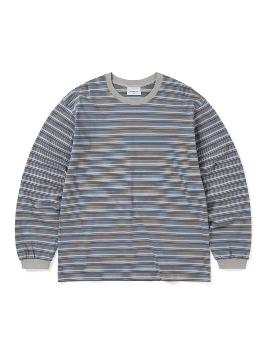 Thisisneverthat - Striped L/S Tee - Brown