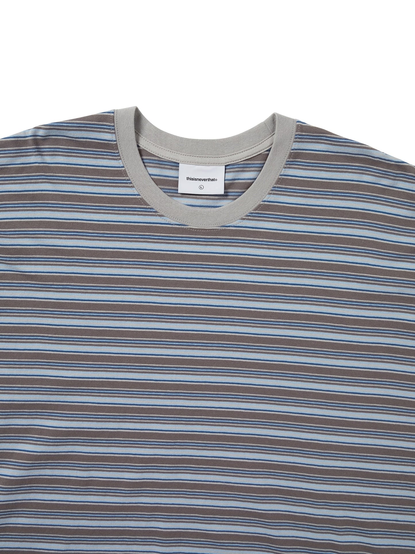 Thisisneverthat - Striped L/S Tee - Brown