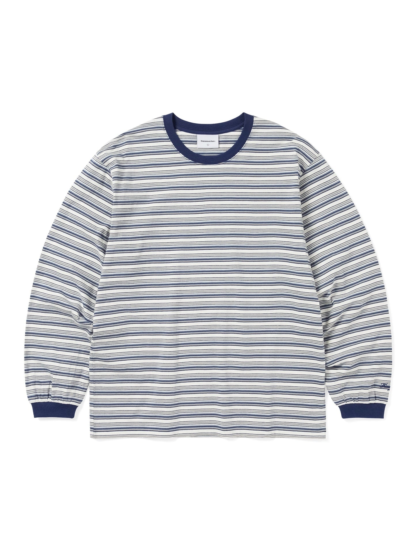Thisisneverthat - Striped L/S Tee - Ivory