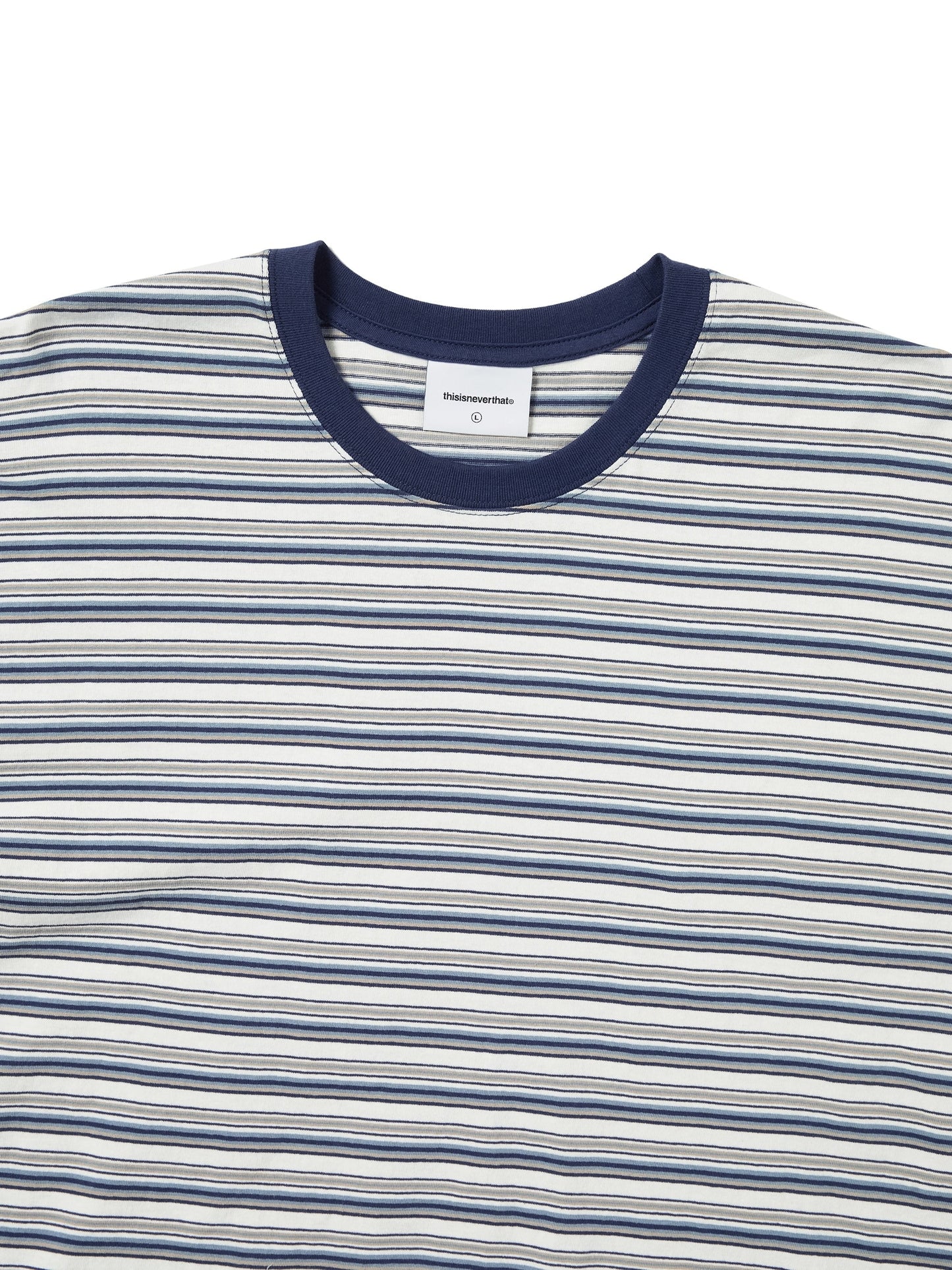 Thisisneverthat - Striped L/S Tee - Ivory
