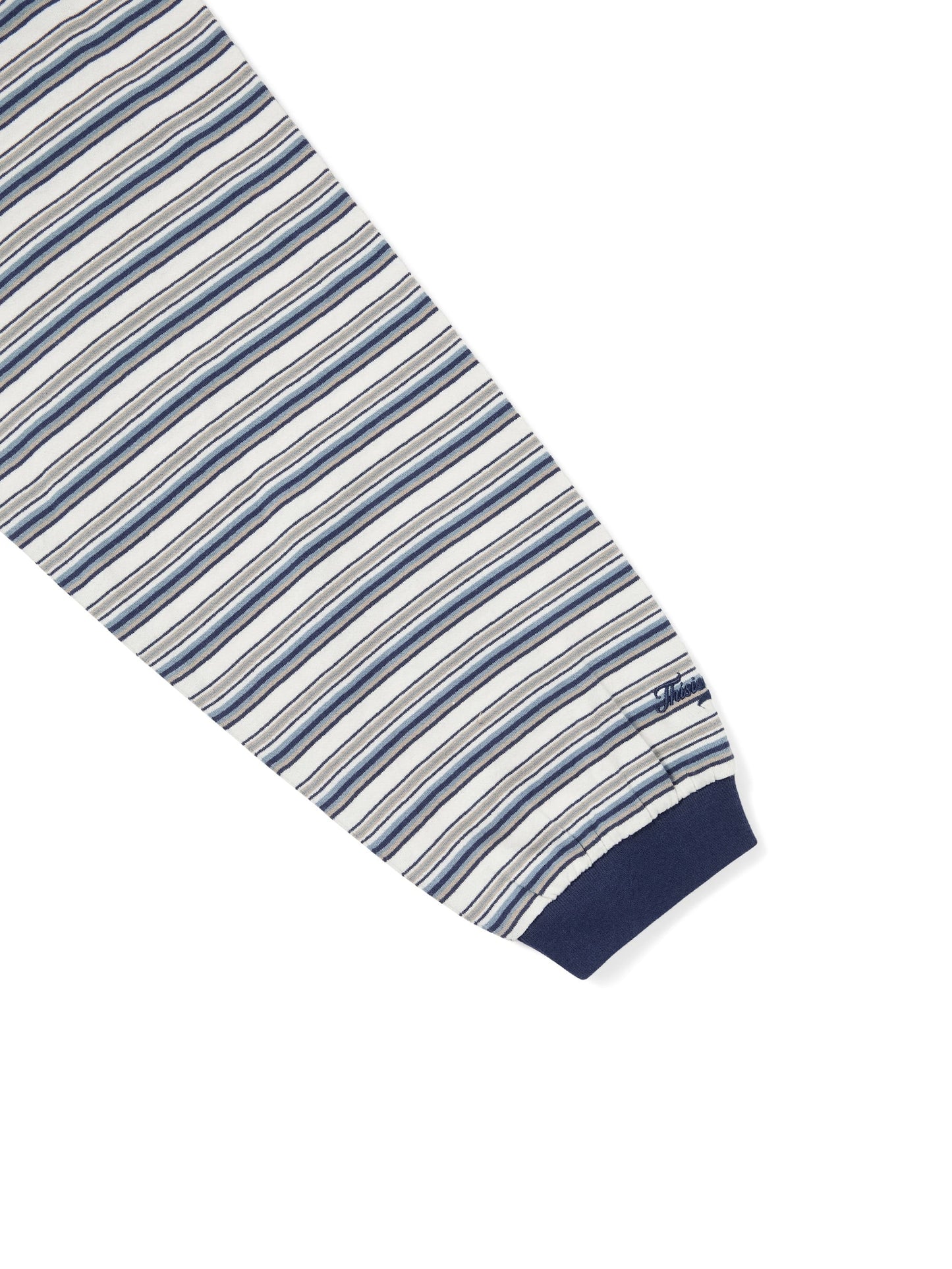 Thisisneverthat - Striped L/S Tee - Ivory