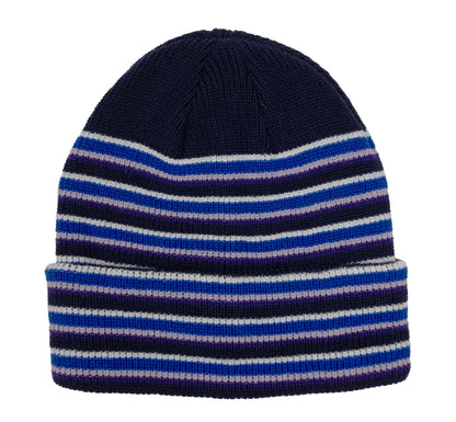 Foolish - Stripe Beanie (Blue Mix)