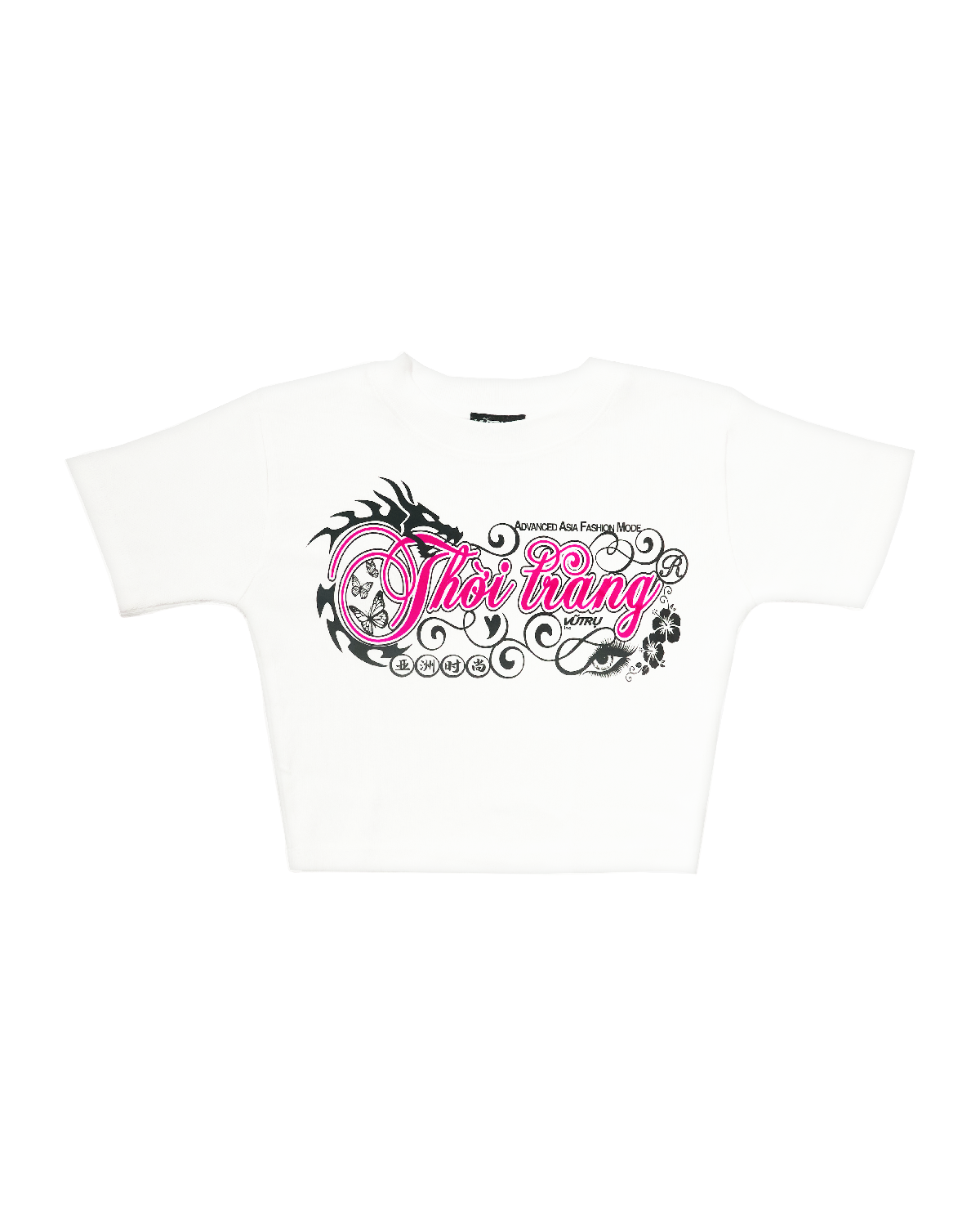 VUTRU Inc - Advanced Asia Fashion Mode T-Shirt - White
