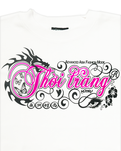 VUTRU Inc - Advanced Asia Fashion Mode T-Shirt - White