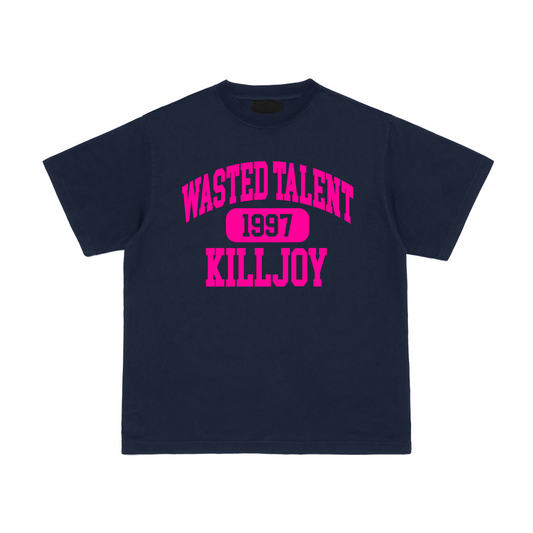 KILLJOY - WASTED TALENT TEE - NAVY