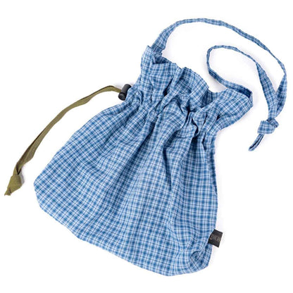 Blue Lug - Horse Feed Bag - Light Blue Check