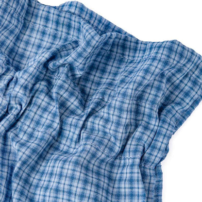 Blue Lug - Horse Feed Bag - Light Blue Check