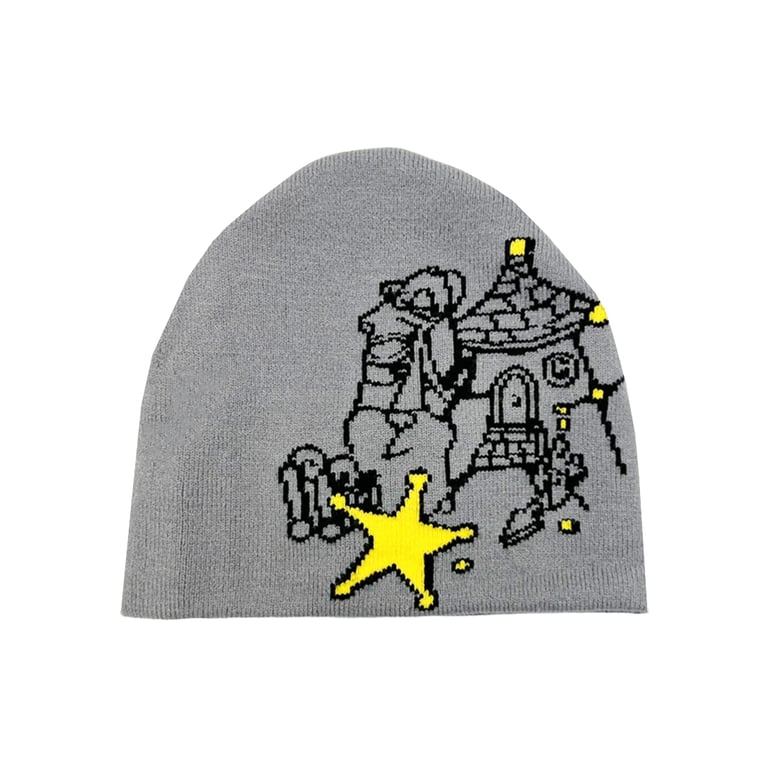 Den Souvenir - Howdy Beanie Hat - Grey