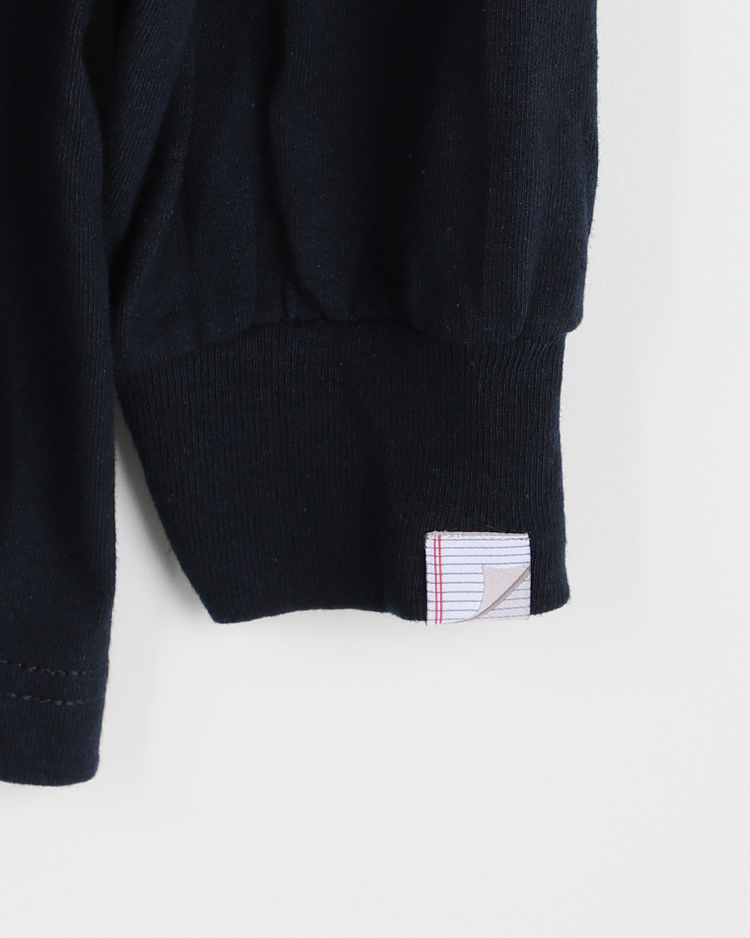 Entripaper - Box Long Sleeve T-shirt - Navy
