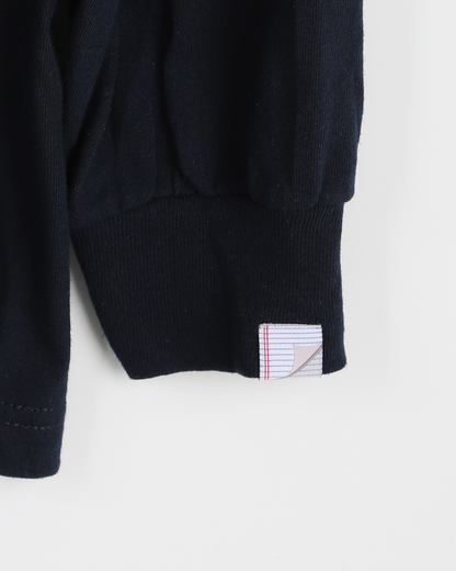 Entripaper - Box Long Sleeve T-shirt - Navy