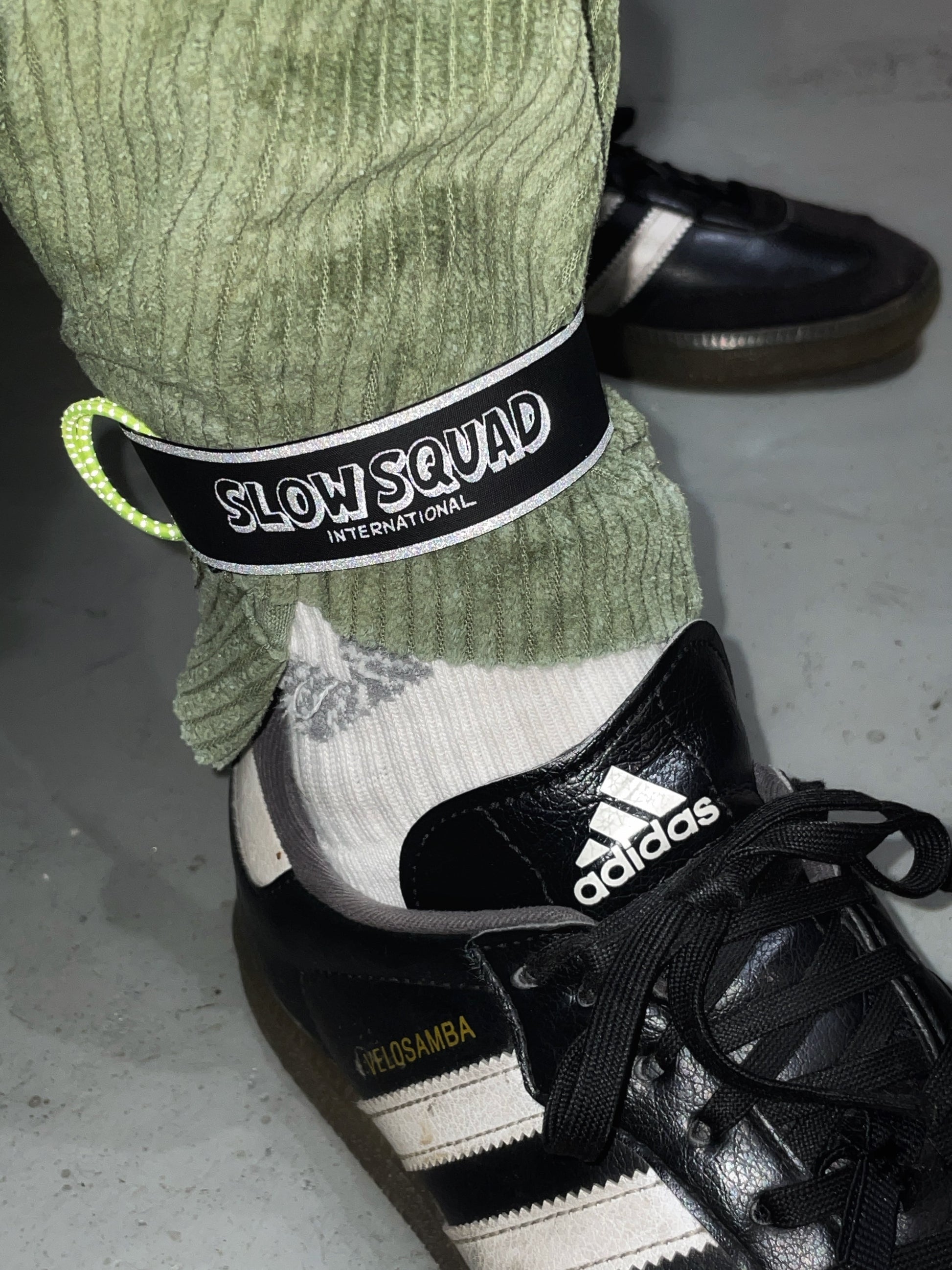 adidas gazelle silver green womens Slow Squad International