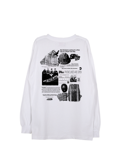 Entripaper - Transport Authority LS T-shirt - White
