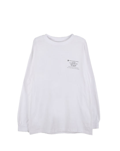Entripaper - Transport Authority LS T-shirt - White