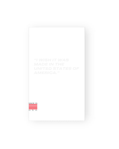 Entripaper - I WISH IT WAS MADE IN THE UNITED STATES OF AMERICA  - Zine