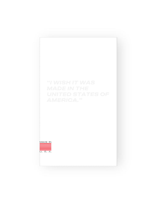 Entripaper - I WISH IT WAS MADE IN THE UNITED STATES OF AMERICA  - Zine