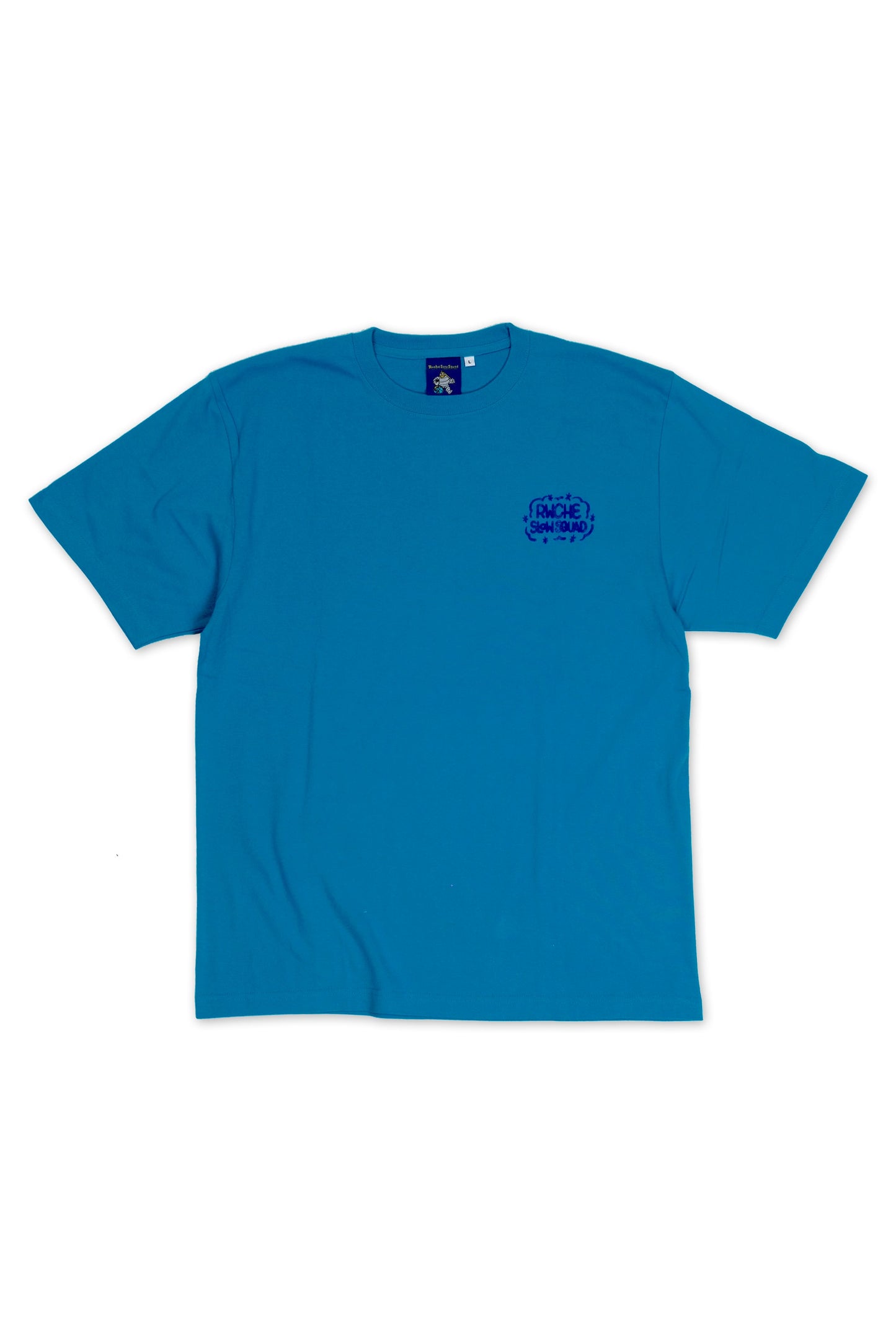 Slow Squad International x RWCHE - Yumyum Vandal T-Shirt by ZECS - Aqua