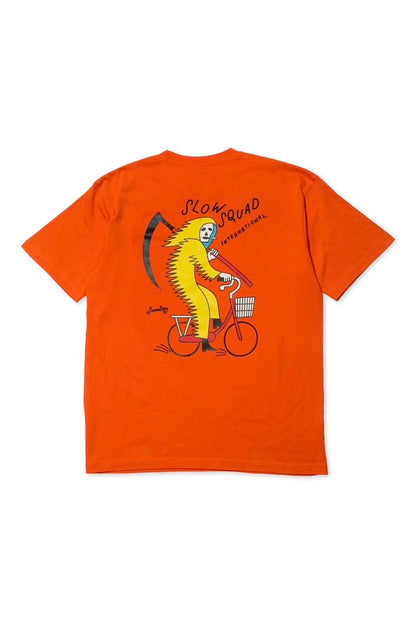 Slow Squad International - Mamachari Burning T-Shirt - Orange