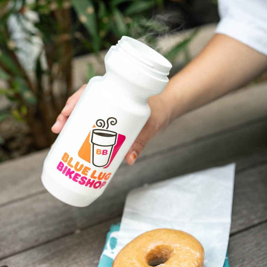 Blue Lug - Coffee Water Bottle - White