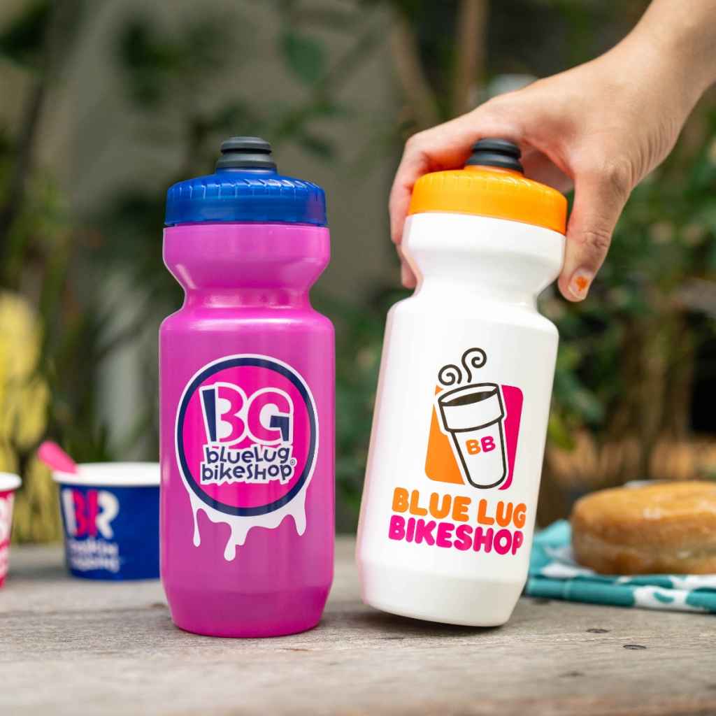 Blue Lug - Coffee Water Bottle - White