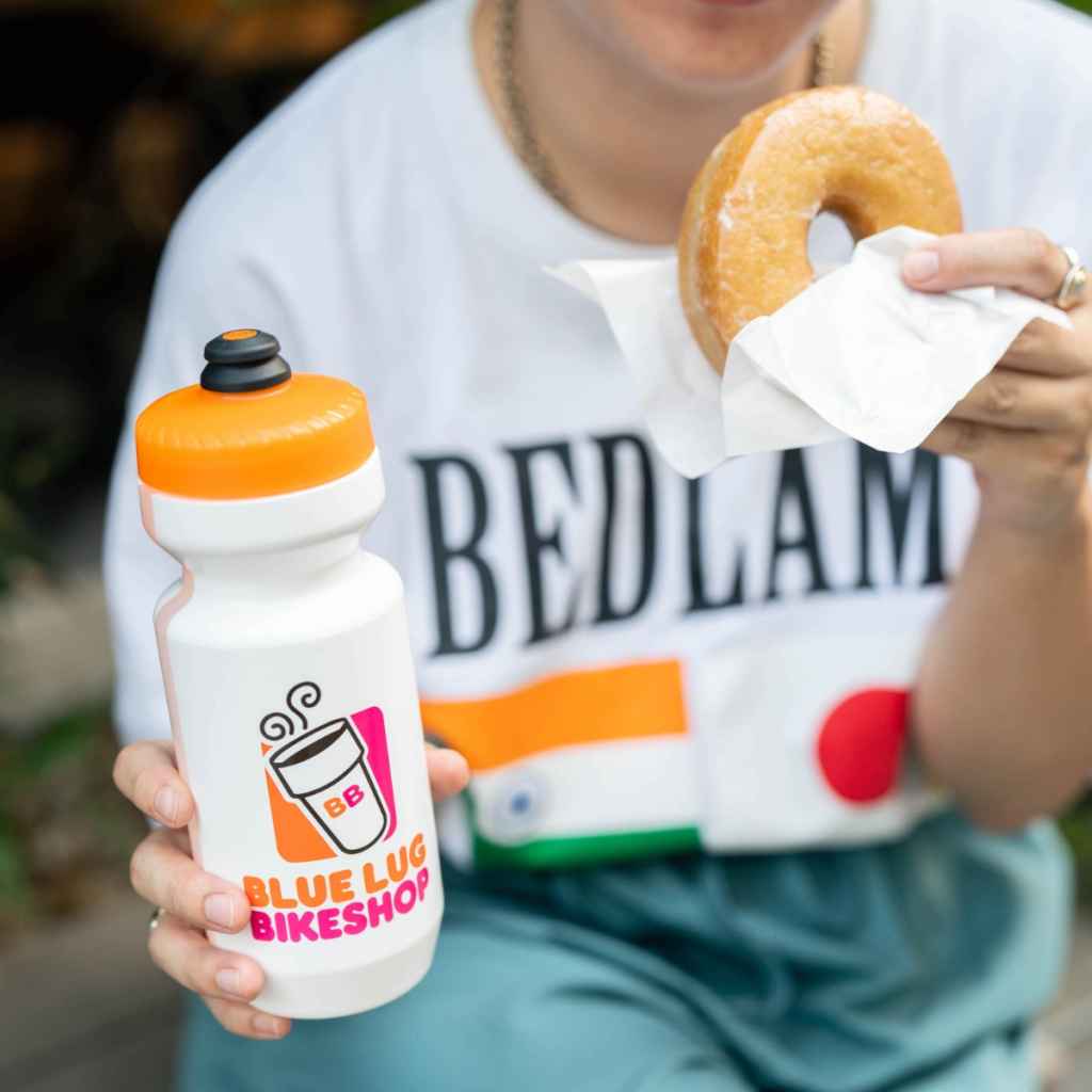 Blue Lug - Coffee Water Bottle - White