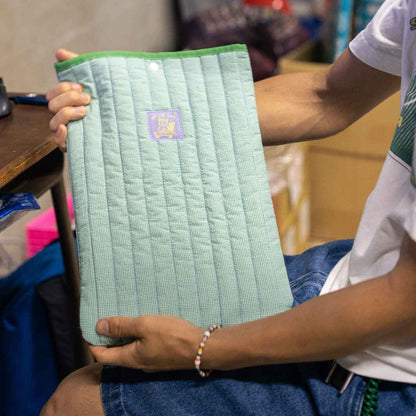 Blue Lug - Padding PC Sleeve - Green Check
