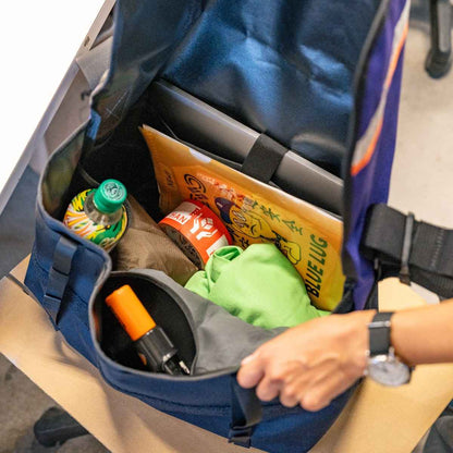 Blue Lug - The Messenger Bag - Navy/Red
