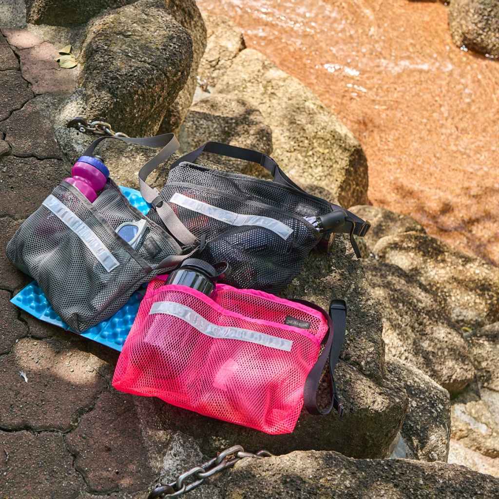 Blue Lug - Stroll Mesh Sacoche - Black / Reflective