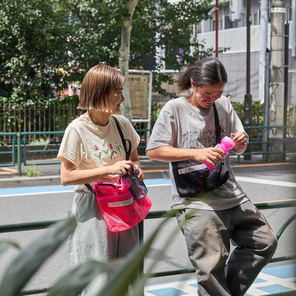 Blue Lug - Stroll Mesh Sacoche - Black / Reflective