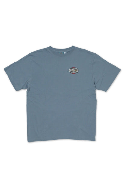 Slow Squad International - Mamachari Fire Wheelie T-Shirt - Light Blue