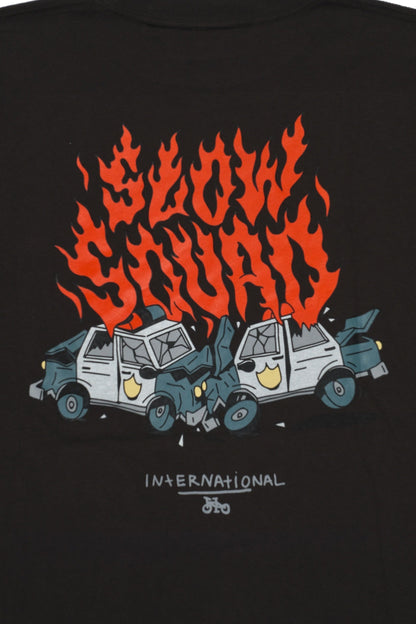 Slow Squad International - PC CRUSH T-Shirt by ELES CRU - Charcoal