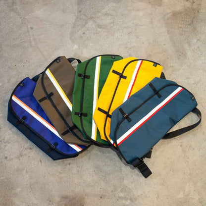 Blue Lug - The Messenger Bag - Navy/Red