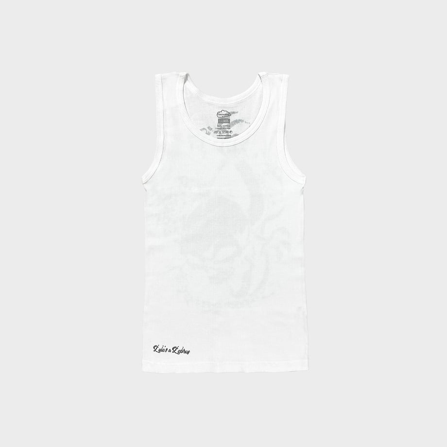 Lola's Hardware x Labros - Dragon Tank Top - White