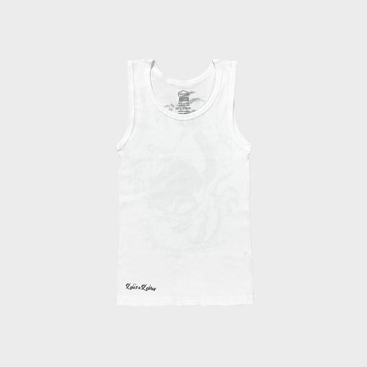 Lola's Hardware x Labros - Dragon Tank Top - White