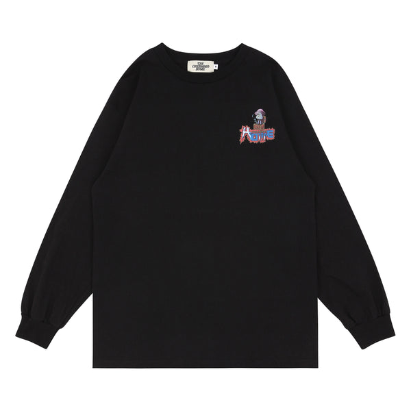 The Childhood Home - Ghost'n Homie L/S - Black