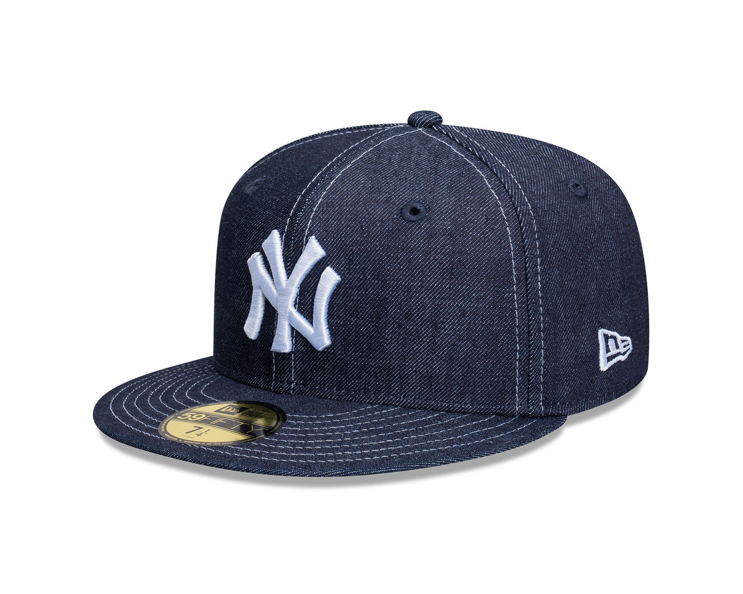 New era 59fifty mlb denim contrast york yankees navy 825