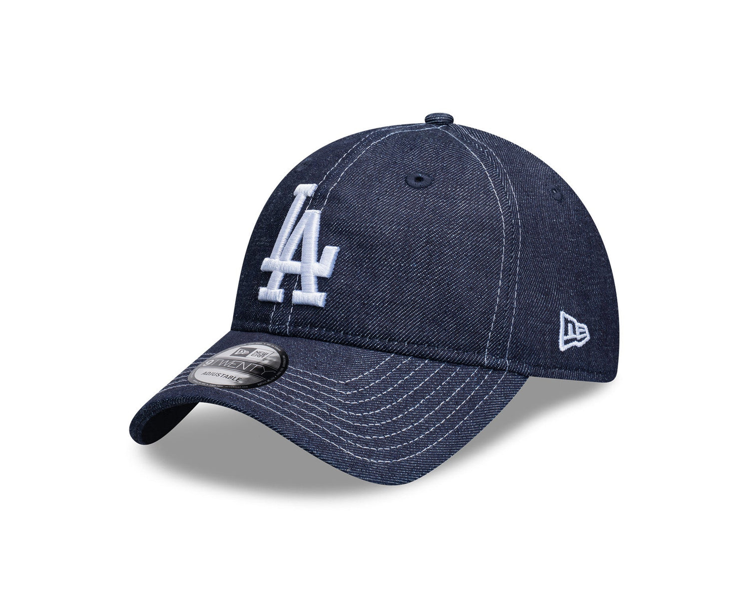 New era 9twenty a frame mlb denim contrast los angeles dodgers navy 106