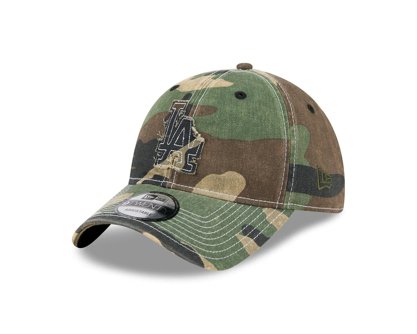 New Era - 9Twenty Frayed Woodland LA Dodgers - Camo