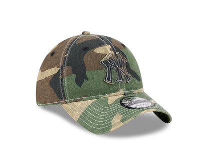 New Era - 9Twenty Frayed Woodland NY Yankees - Camo