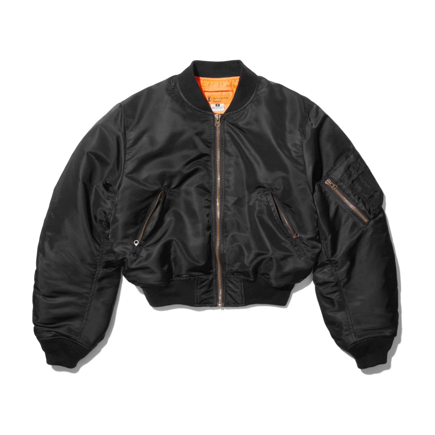 Nul1.Org - Staff MA-1 jacket - Black