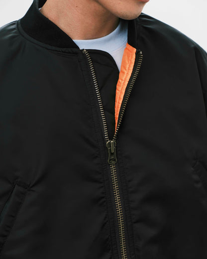 Nul1.Org - Staff MA-1 jacket - Black
