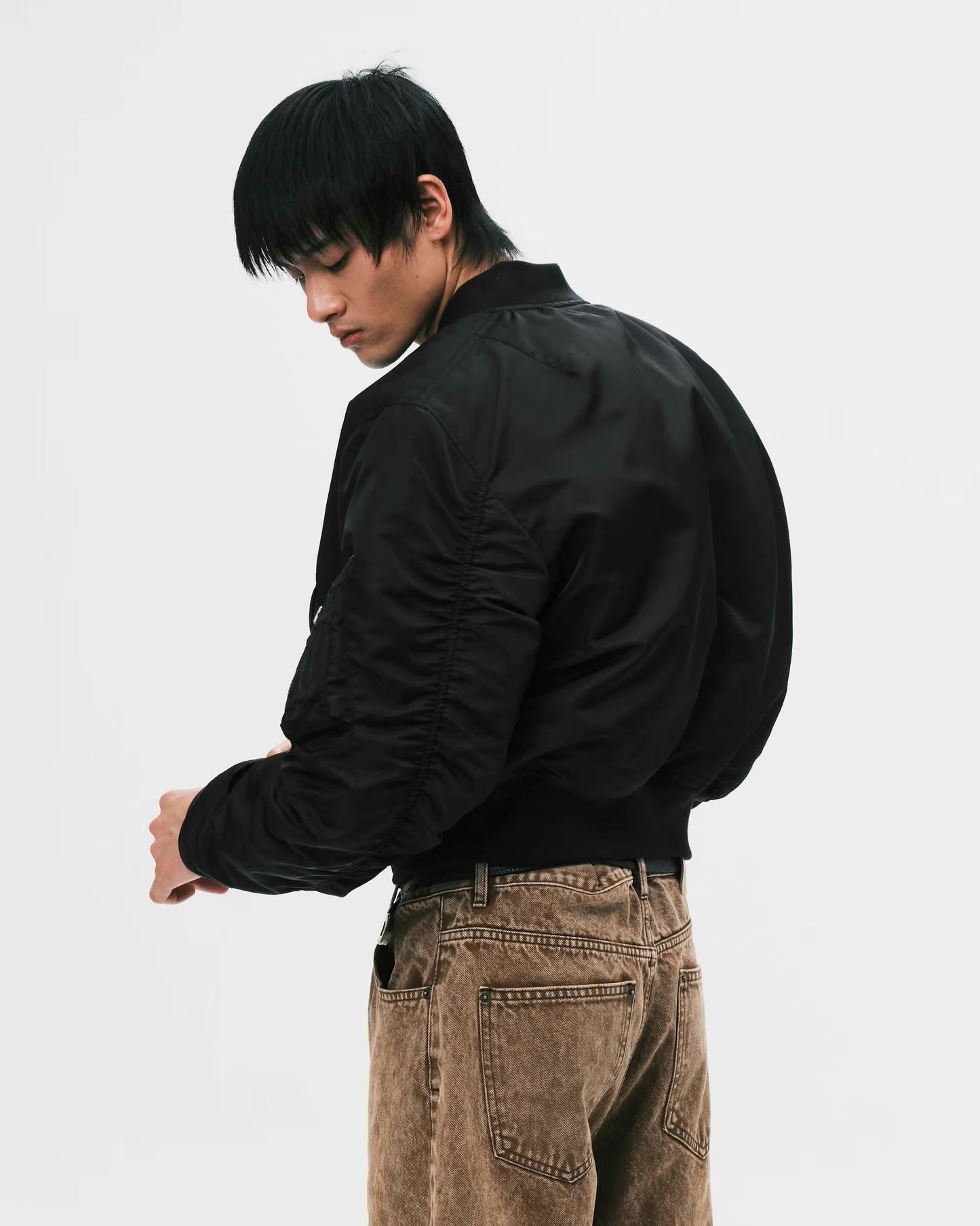 Nul1.Org - Staff MA-1 jacket - Black