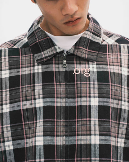 Nul1.Org - DEI Zip Shirt - Black