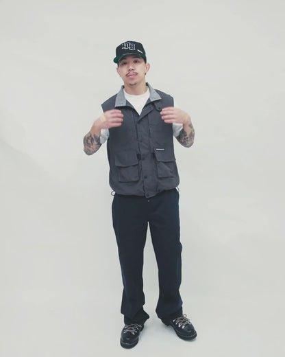 108WAREHOUSE - Utility Vest - Grey