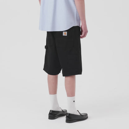 Carhartt WIP - Single Knee Short - Black Rinsed